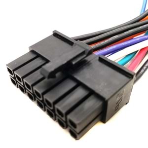 Psu Power Supply 14 Pin To 24 Pin Atx Çevirici Dönüştürücü Adaptör Kablosu 4981