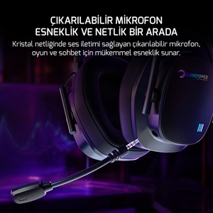 GamePower Kai Titanium Ultra Wireless 360° Surround Hi-Fi Rainbow Gaming (Oyuncu) Kulaklık
