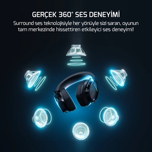 GamePower Kai Titanium Ultra Wireless 360° Surround Hi-Fi Rainbow Gaming (Oyuncu) Kulaklık
