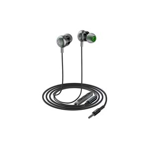 Acefast 3.5mm Kablolu HD Mikrofonlu Kulaklık Uzaktan Kumandalı Aux Girişli Kulaklık 1.2 Metre - Siyah - L4 (Acefast Türkiye Garantili)
