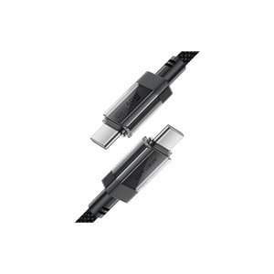 Acefast USB-C to USB-C PD60W Güç 1.2 Metre Kablo PPS 2.0 - Super Hızlı Şarj - Apple Uyumlu Type-C Şarj Data Kablosu - C12-03