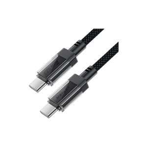 Acefast USB-C to USB-C PD60W Güç 1.2 Metre Kablo PPS 2.0 - Super Hızlı Şarj - Apple Uyumlu Type-C Şarj Data Kablosu - C12-03