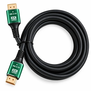 Hdmi 2.1 8K Ultra Hd Kablo 2 Metre 48Gbps 4K 120Hz Altın Uçlu Kablo Led Tv 6122
