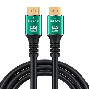 Hdmi 2.1 8K Ultra Hd Kablo 2 Metre 48Gbps 4K 120Hz Altın Uçlu Kablo Led Tv 6122