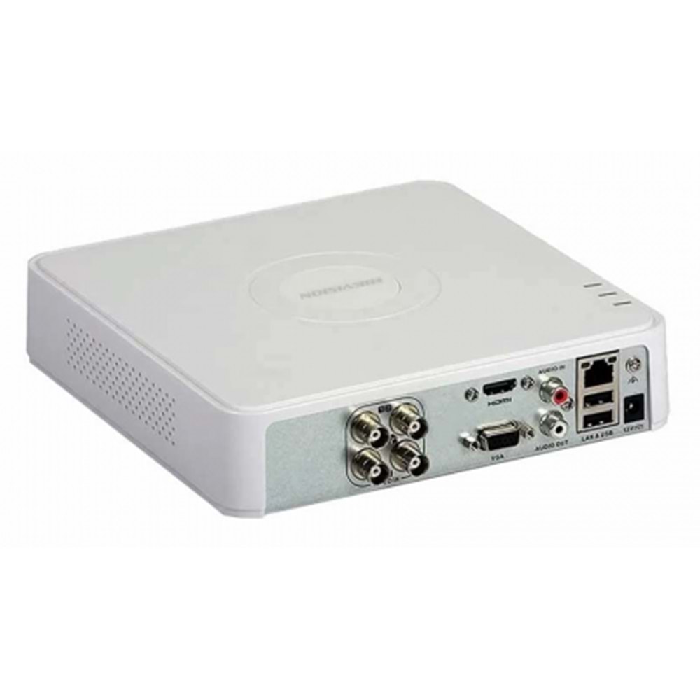 HIKVISION DS-7104HGHI-K1, 4Kanal, 2Mpix, H265Pro+, 1 HDD Desteği, 5in1DVR Cihazı