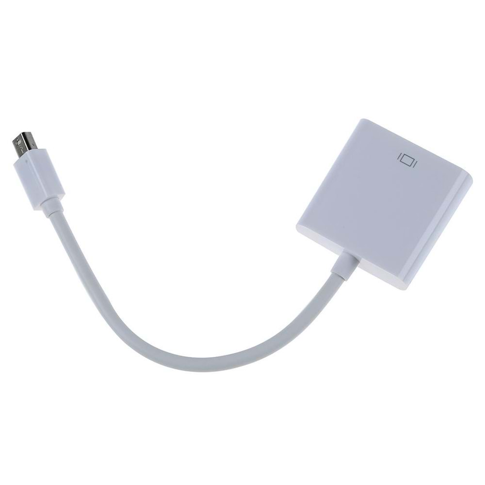 Mini Displayport to VGA Çevirici Dönüştürücü Macbook Adaptör Kablosu AL4689